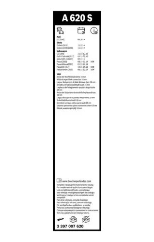 BOSCH Wiper Blade (3397007620)