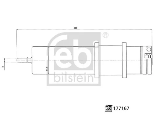 FEBI BILSTEIN 1x Fuel Filter (177167)
