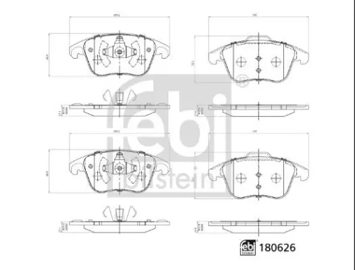 1x Brake Pad Set, disc brake