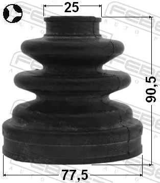 FEBEST Bellow, drive shaft (0115-ACA20RT)