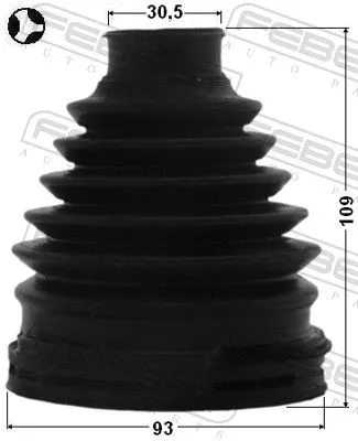 FEBEST Bellow, drive shaft (0115-GRJ150T)