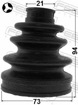 FEBEST Bellow, drive shaft (0115-NHW20RHT)