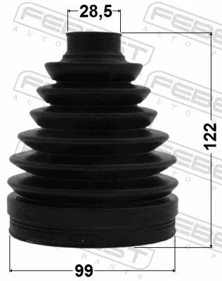 FEBEST Bellow, drive shaft (0117P-GSL20)