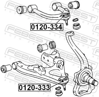 FEBEST Ball Joint (0120-333)