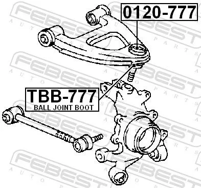 FEBEST Ball Joint (0120-777)