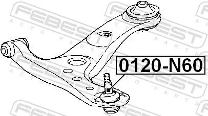 FEBEST Ball Joint (0120-N60)