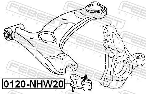 FEBEST Ball Joint (0120-NHW20)