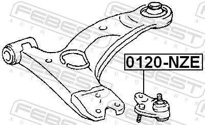 FEBEST Ball Joint (0120-NZE)
