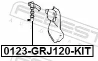 FEBEST Control Arm Coupling Rod, level control (0123-GRJ120-KIT)