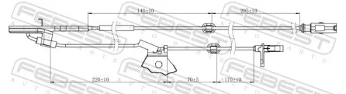 FEBEST Sensor, wheel speed (01606-006)