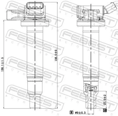 FEBEST Ignition Coil (01640-004)