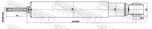 FEBEST Shock Absorber (01655589R)