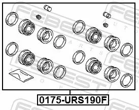 FEBEST Repair Kit, brake caliper (0175-URS190F)