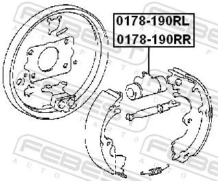 FEBEST Wheel Brake Cylinder (0178-190RR)