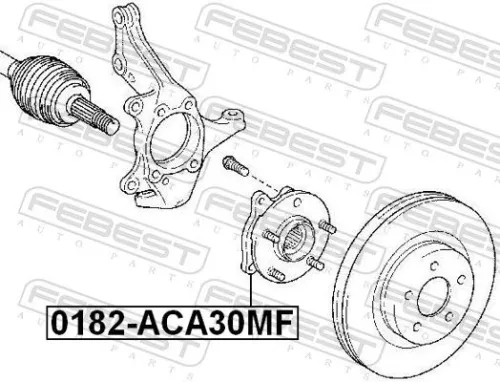 FEBEST Wheel Hub (0182-ACA30MF)