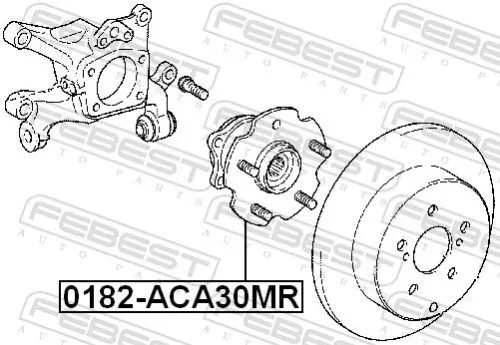 FEBEST Wheel Hub (0182-ACA30MR)