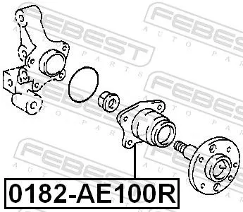 FEBEST Wheel Hub (0182-AE100R)
