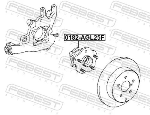 FEBEST Wheel Hub (0182-AGL25F)