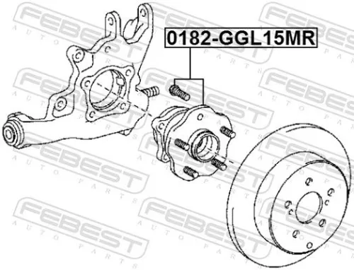 FEBEST Wheel Hub (0182-GGL15MR)