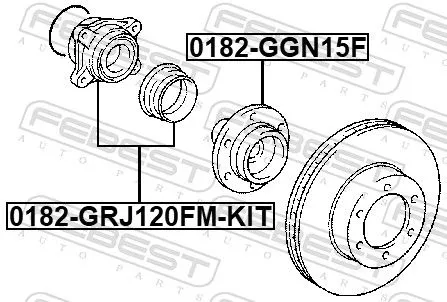 FEBEST Wheel Hub (0182-GGN15F)