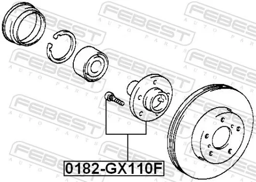FEBEST Wheel Hub (0182-GX110F)
