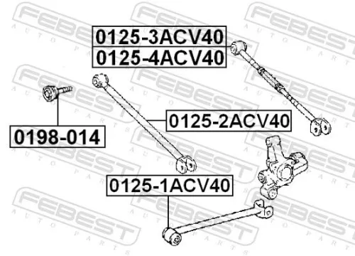 FEBEST Camber Correction Screw (0198-014)