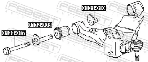 FEBEST Camber Correction Screw (0198-017)