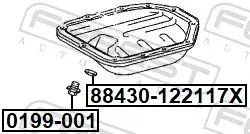 FEBEST Screw Plug, oil sump (0199-001)