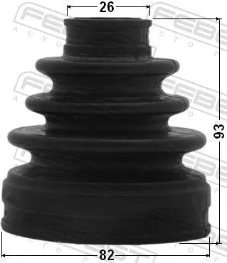 FEBEST Bellow, drive shaft (0215-D40)