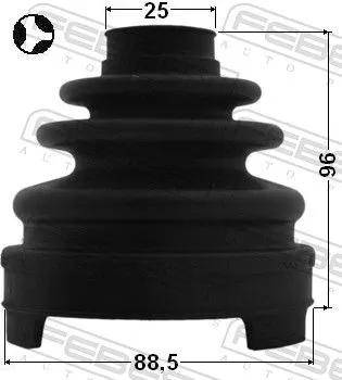 FEBEST Bellow Kit, drive shaft (0215-Z51T)