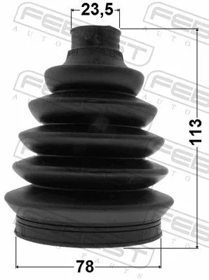 FEBEST Bellow, drive shaft (0217P-F15)
