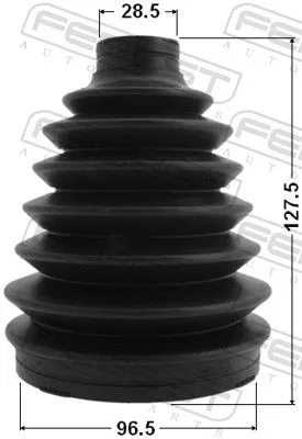 FEBEST Bellow Kit, drive shaft (0217P-Z50)