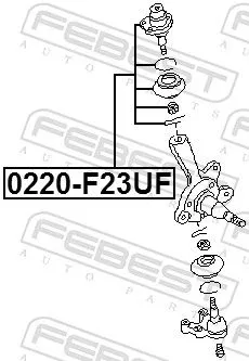 FEBEST Ball Joint (0220-F23UF)