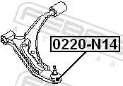 FEBEST Ball Joint (0220-N14)