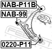 FEBEST Ball Joint (0220-P11)