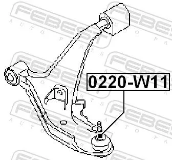 FEBEST Ball Joint (0220-W11)