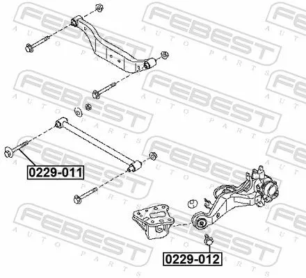 FEBEST Camber Correction Screw (0229-011)