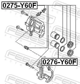 FEBEST Repair Kit, brake caliper (0275-Y60F)