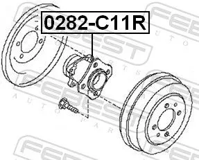 FEBEST Wheel Hub (0282-C11R)