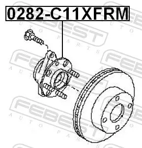 FEBEST Wheel Hub (0282-C11XFRM)