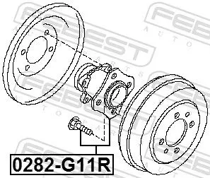 FEBEST Wheel Hub (0282-G11R)