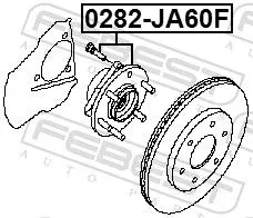 FEBEST Wheel Hub (0282-JA60F)
