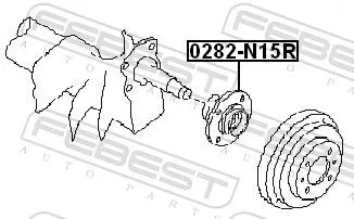 FEBEST Wheel Hub (0282-N15R)