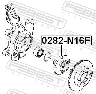 FEBEST Wheel Hub (0282-N16F)