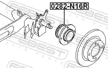 FEBEST Wheel Hub (0282-N16R)