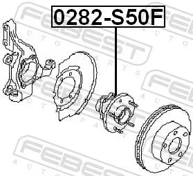 FEBEST Wheel Hub (0282-S50F)