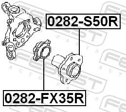 FEBEST Wheel Hub (0282-S50R)