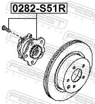 FEBEST Wheel Hub (0282-S51R)
