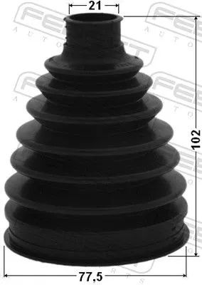 FEBEST Bellow, drive shaft (0317-CITY)