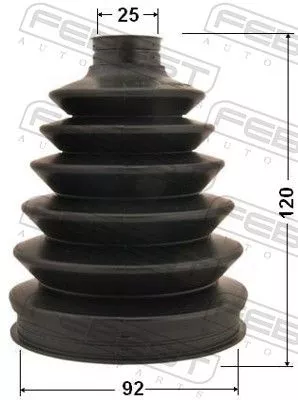 FEBEST Bellow, drive shaft (0317P-057)